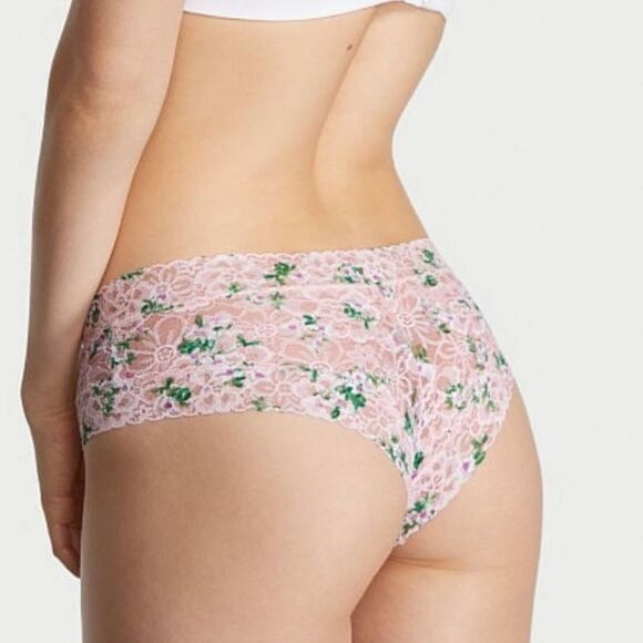 🔥Victoria's Secret THE LACIE Cheeky Panty Purest Pink Meadow 🌸 - Picture 3 of 3